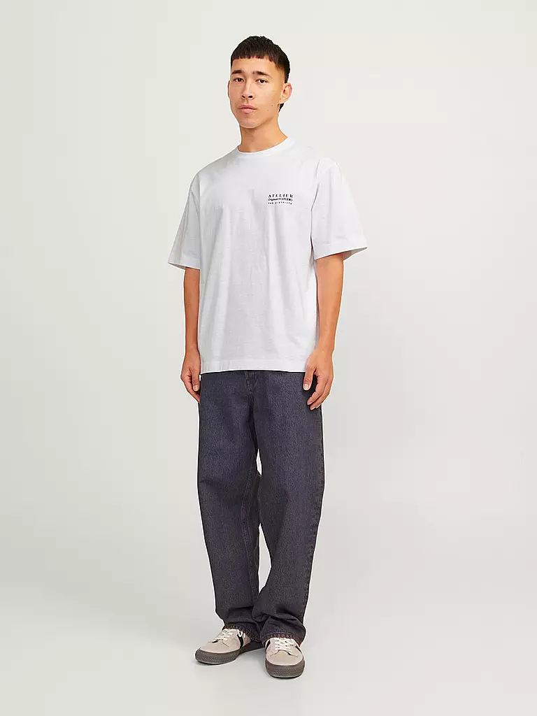 JACK & JONES | T-Shirt JORBROOKLYN | weiss