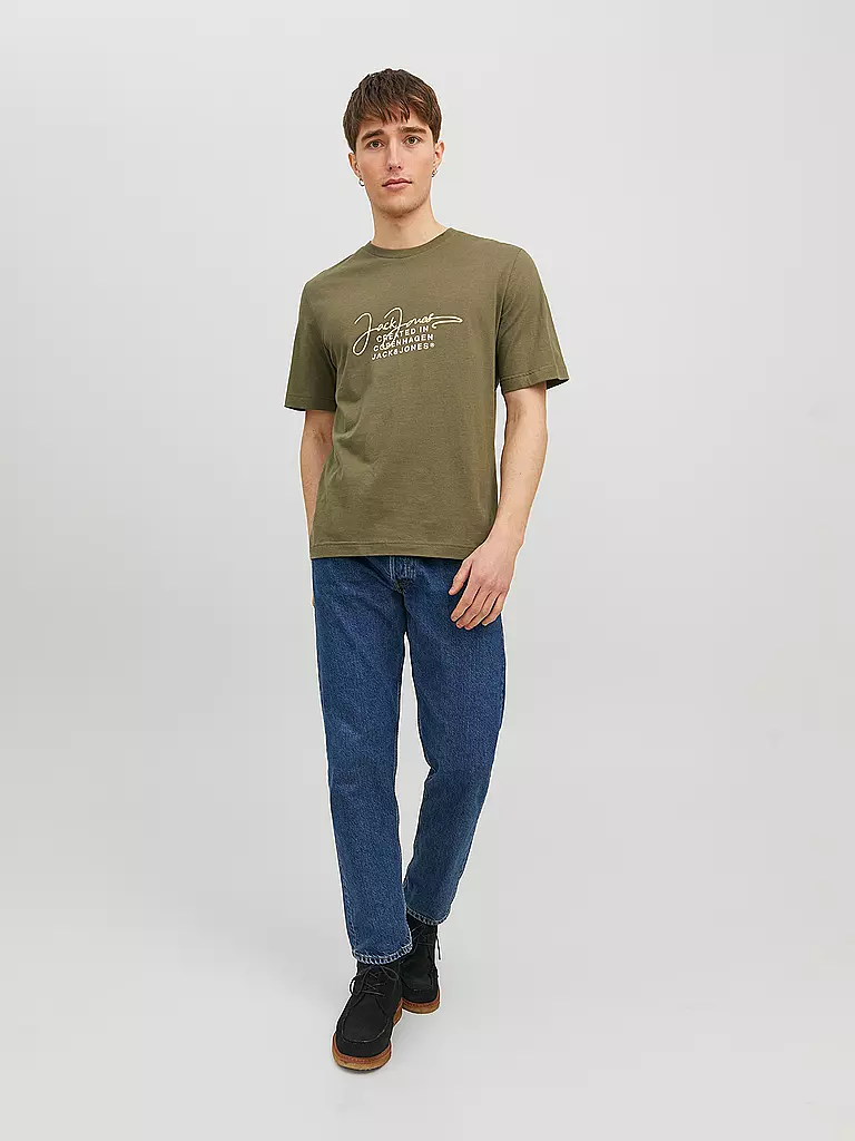 JACK & JONES | T-Shirt JORSPLASH | olive