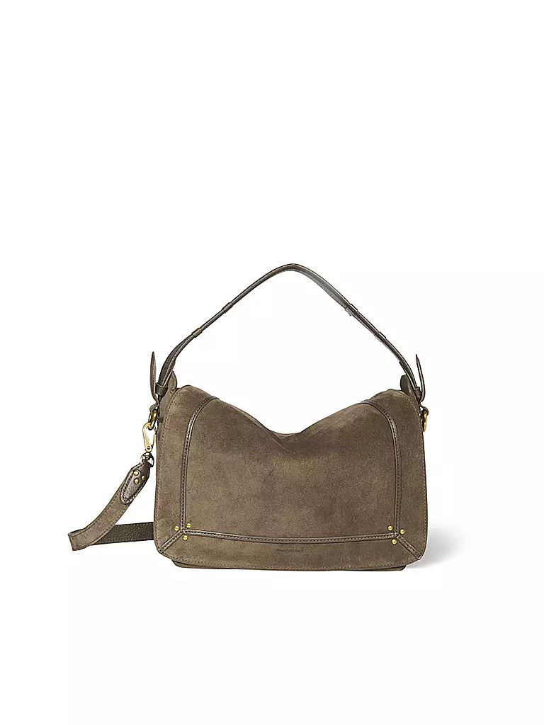 JEROME DREYFUSS | Ledertasche -  Umhängetasche PEPITO Medium | olive