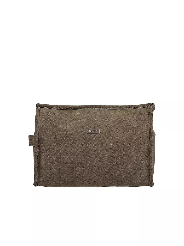 JJDK | Kosmetiktasche - Toiletry Bag (olive suede) | dunkelgrün