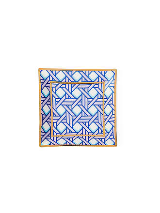 JONATHAN ADLER | Schale Quadratisch 11,5cm Hellblau 