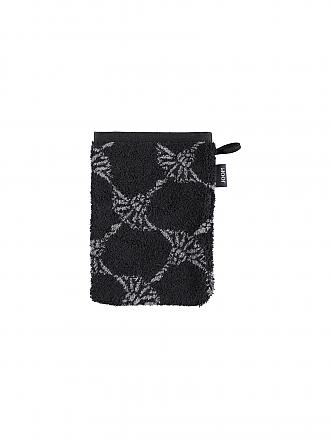 JOOP | Waschhandschuh Cornflower 16x22cm Schwarz