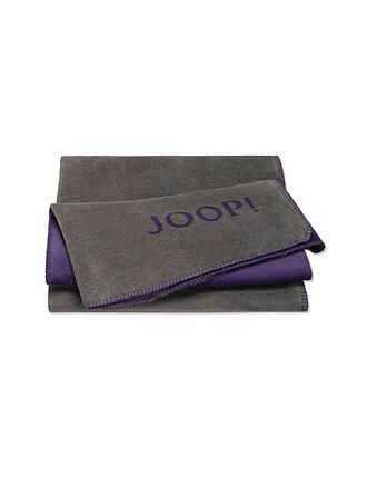 JOOP | Wohndecke UNI-DOUBLEFACE 150x200cm Schiefer/Violett