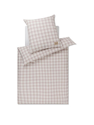 JOOP | Flanell Bettwäsche 70x90cm/140x200cm SOFT CHECKS Sand