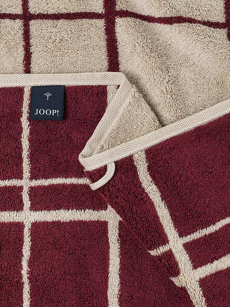 JOOP | Gästetuch SELECT LAYER 30x50cm Rouge | dunkelrot