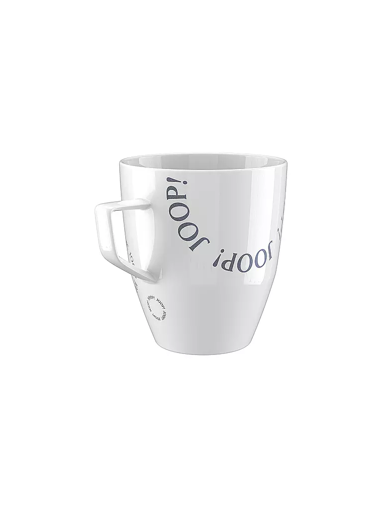 JOOP Mug Collectors weiss Logo Henkelbecher Circles 8,5x9,5cm
