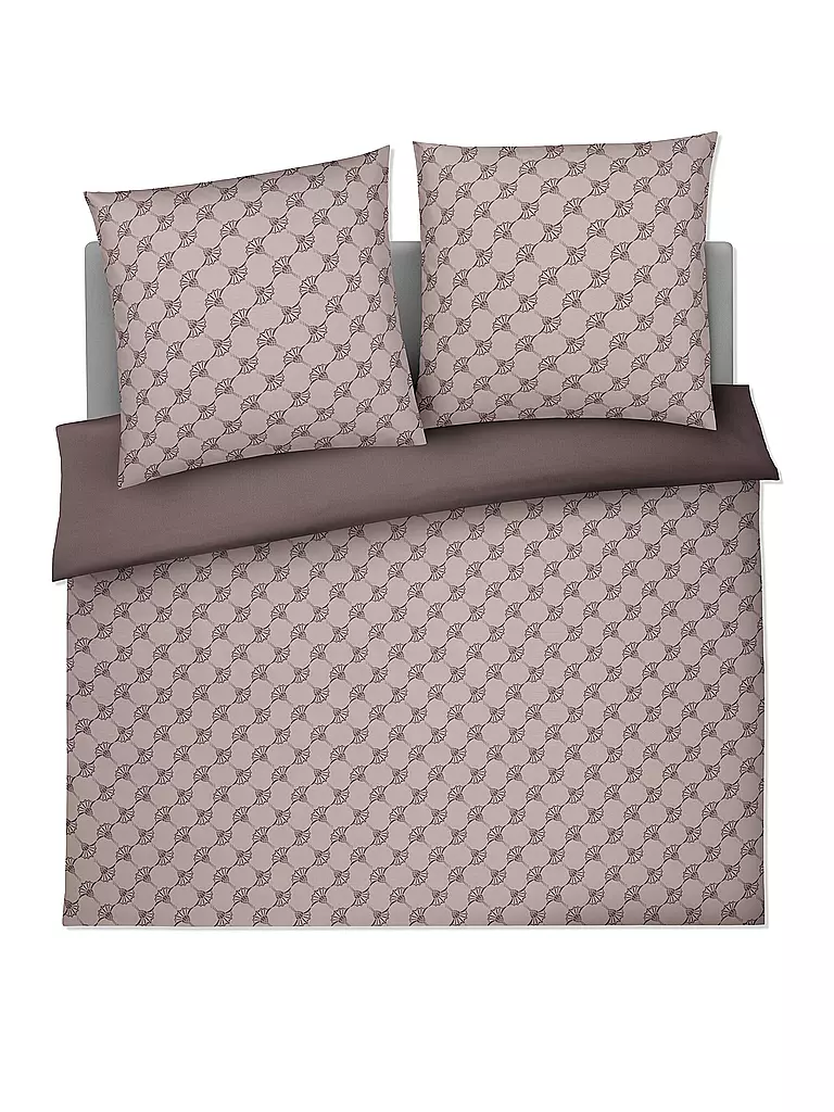 JOOP | Satin Bettwäsche 70x90cm/200x200cm CORNFLOWER DOUBLE Grau | grau