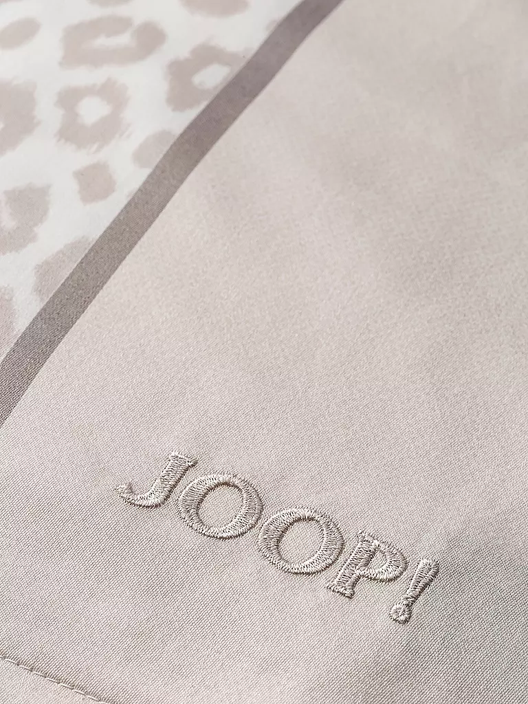 JOOP | Satin Bettwäsche LEO 70x90cm / 200x200cm Sand | grau