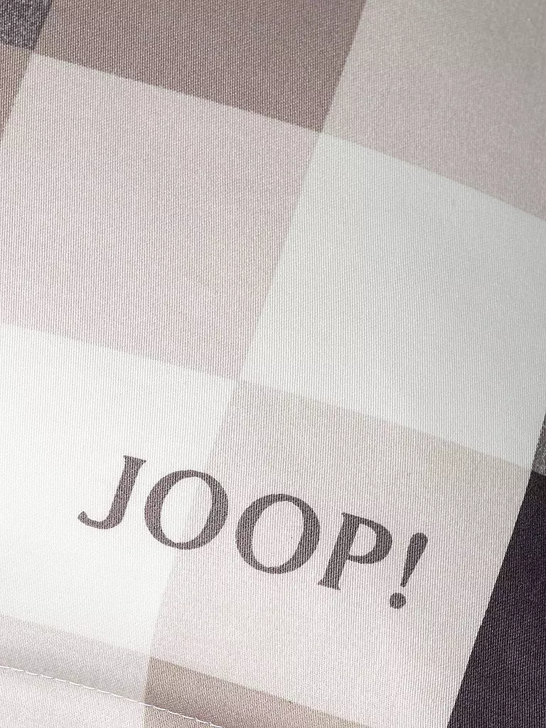 JOOP | Satin Bettwäsche MESH 70x90cm/140x220cm Stone | hellgrün