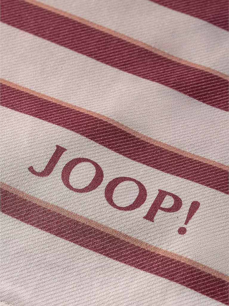 JOOP | Satin Bettwäsche SHUTTER 2x70x90cm/200x200cm Rouge | dunkelrot