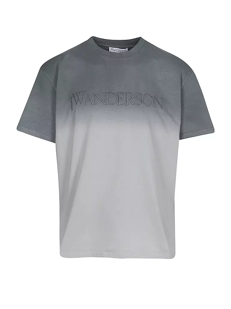 JW ANDERSON | T-Shirt LOGO GRADIENT TEE | hellgrau