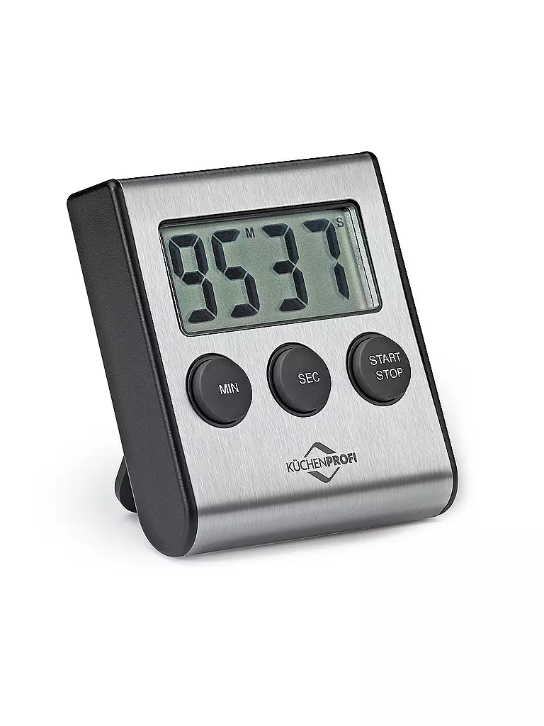 KÜCHENPROFI | Digitaltimer PRIMUS Silber / Schwarz | silber