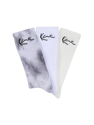 KARL KANI | Socken 3er Pkg. weiss