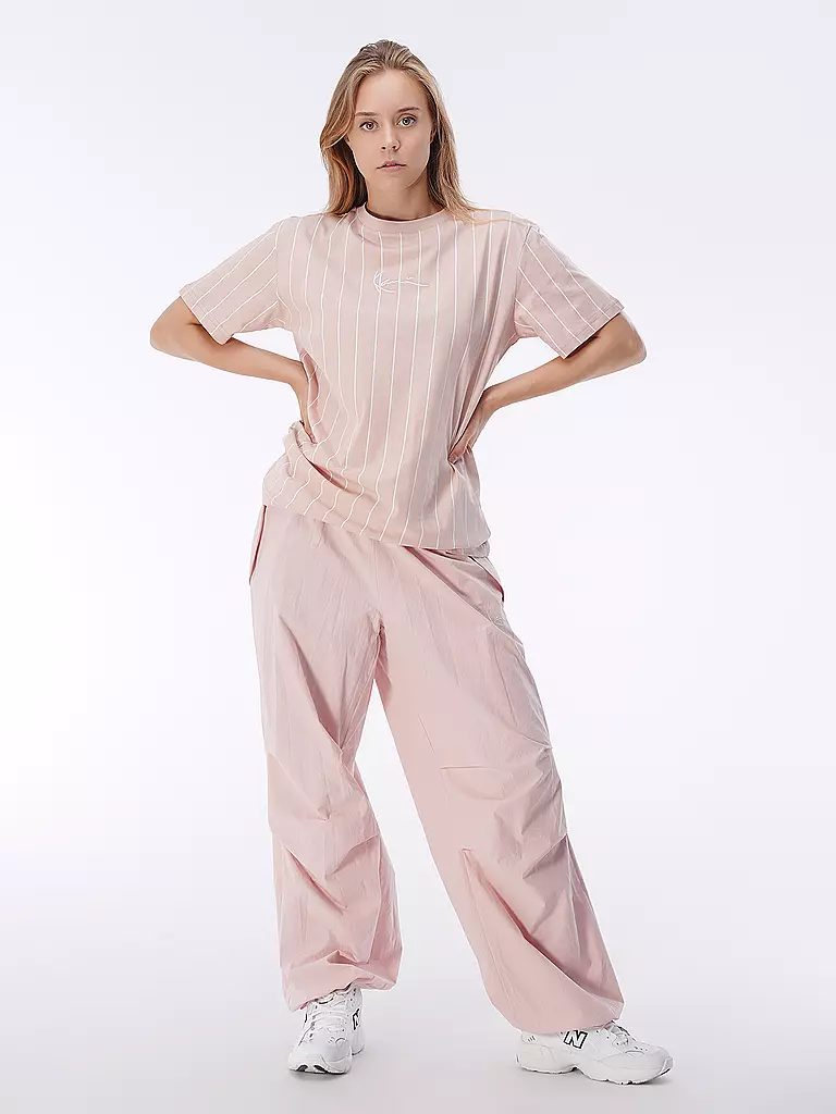 KARL KANI | Cargohose - Parachute Pants | rosa