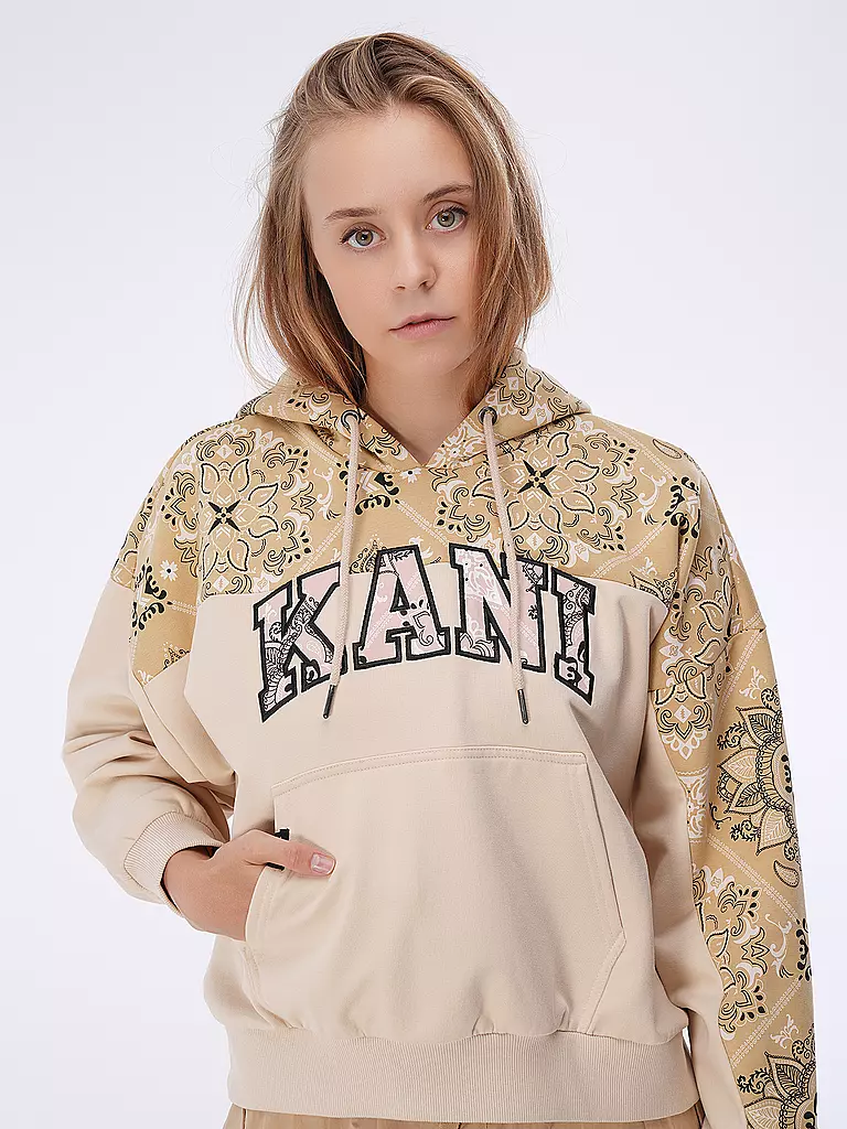 KARL KANI | Kapuzensweater - Hoodie | beige