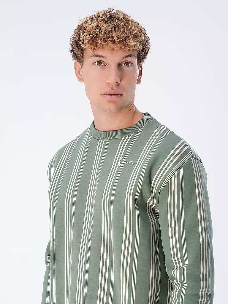KARL KANI | Sweater  | dunkelgrün