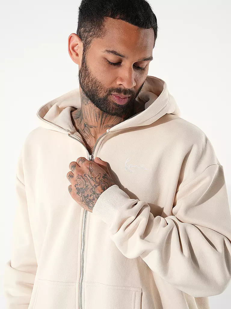 KARL KANI | Sweatjacke  | beige