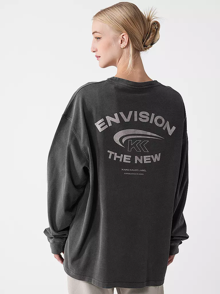 KARO KAUER | Sweater ENVISION | grau