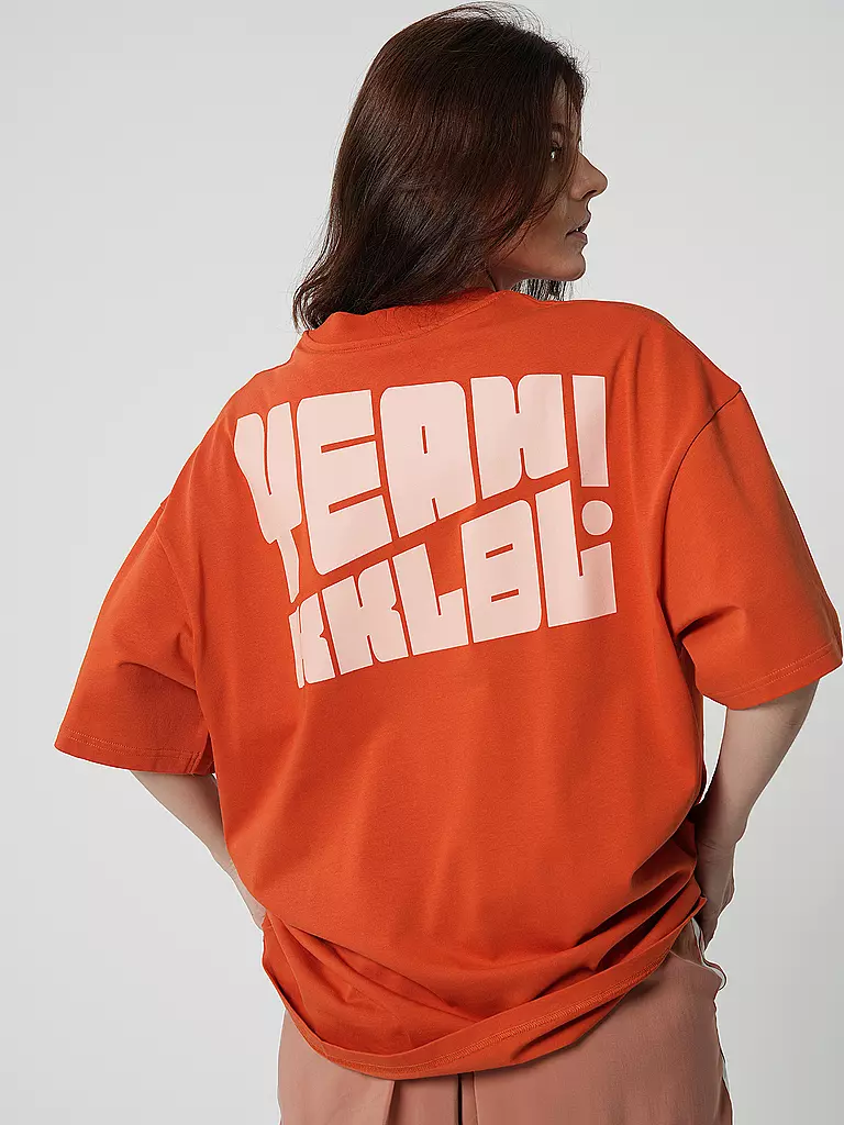 KARO KAUER | T-Shirt YEAH | orange
