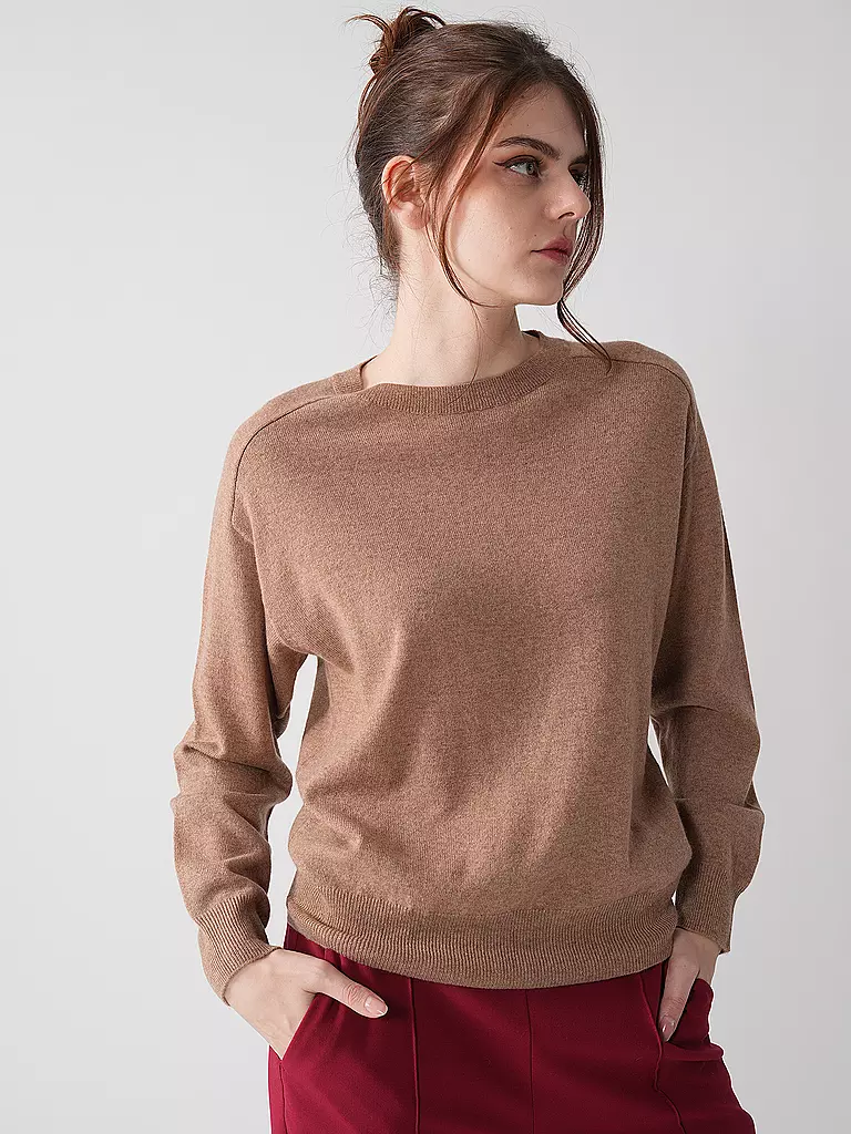 KATESTORM | Kaschmirpullover | dunkelrot