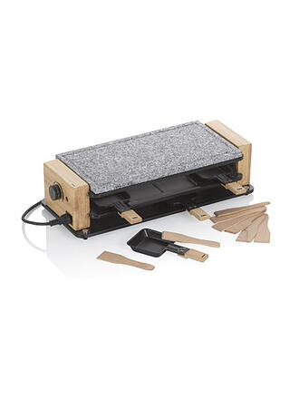 KELA | Raclette Hot Stone BEDRETTO für 8 Personen Granit / Holz