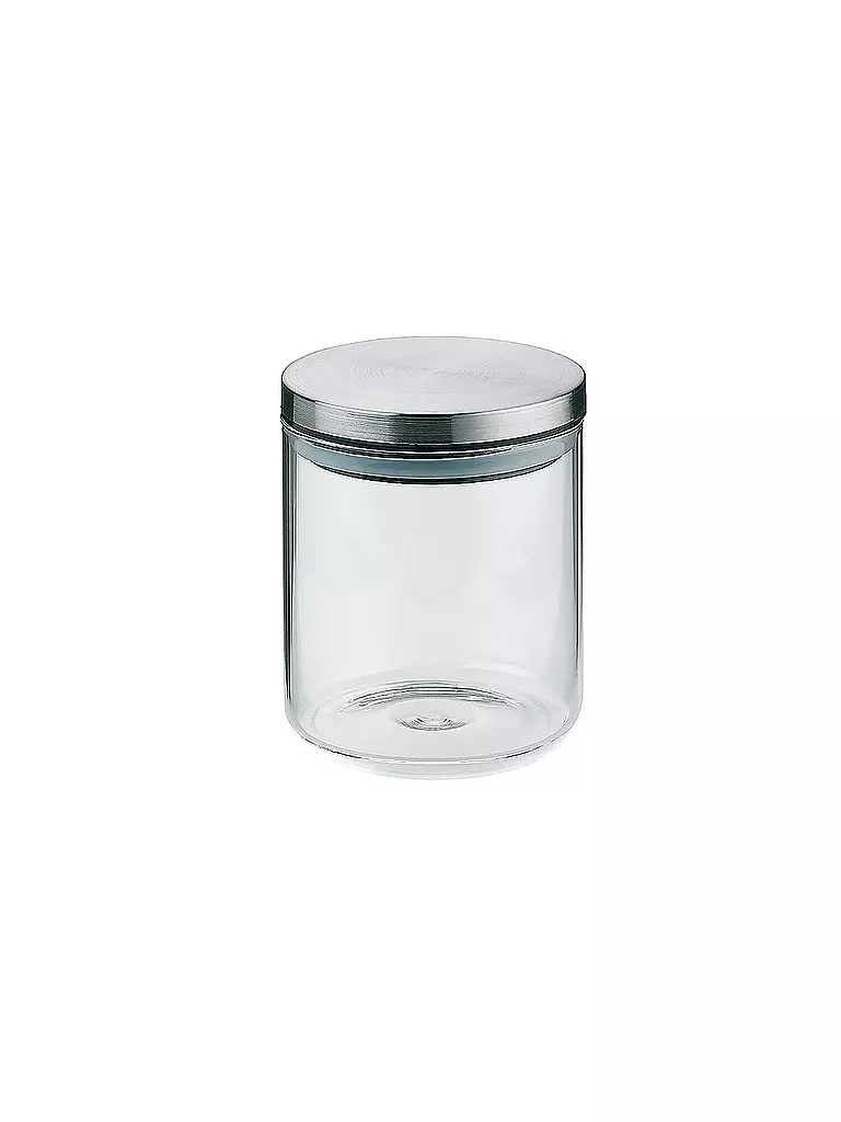 KELA | Vorratsdose BAKER 0,6l Glas / Edelstahl | transparent