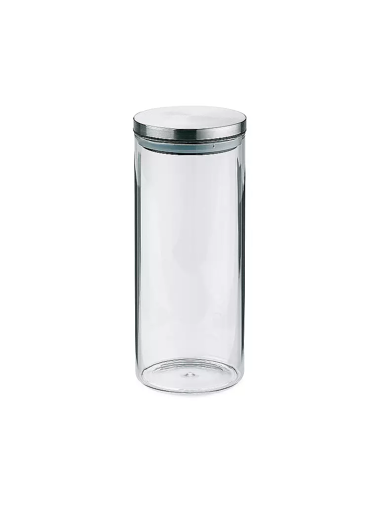 KELA | Vorratsdose BAKER 1,3l Glas / Edelstahl | transparent