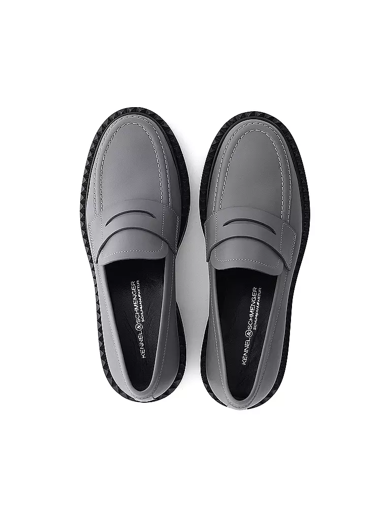 KENNEL & SCHMENGER | Loafer ALEA SILKY CALF | grau