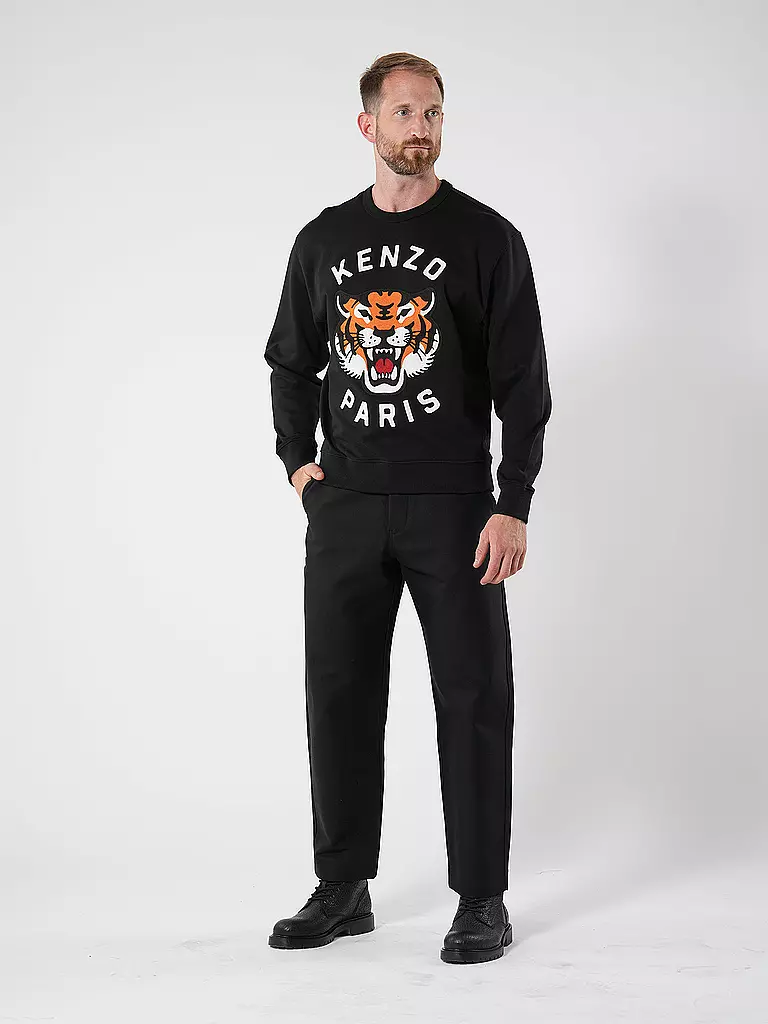 KENZO | Sweater LUCKY TIGER | schwarz