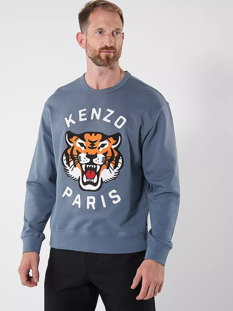 KENZO | Sweater LUCKY TIGER | blau