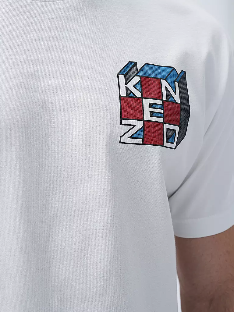 KENZO | T-Shirt KUBE | weiss