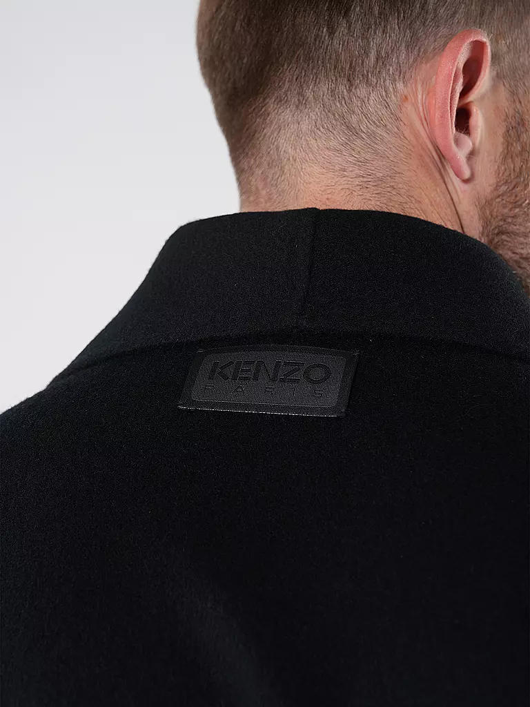 KENZO | Wollmantel | schwarz