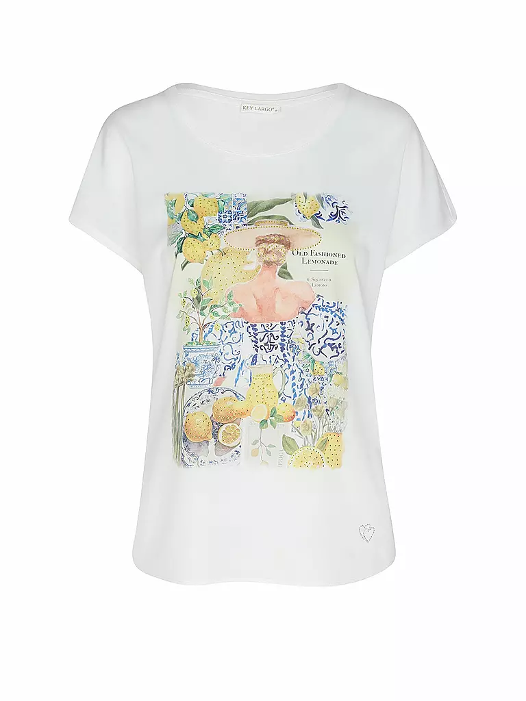 KEY LARGO | T-Shirt  SQUEEZE | weiss