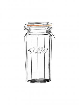 KILNER | Drahtbügelglas Kilner facettiert 1,8l