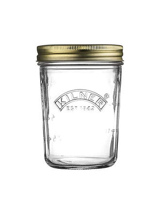 KILNER | Einmachglas mit weiter Öffnung 350ml Glas/Metall