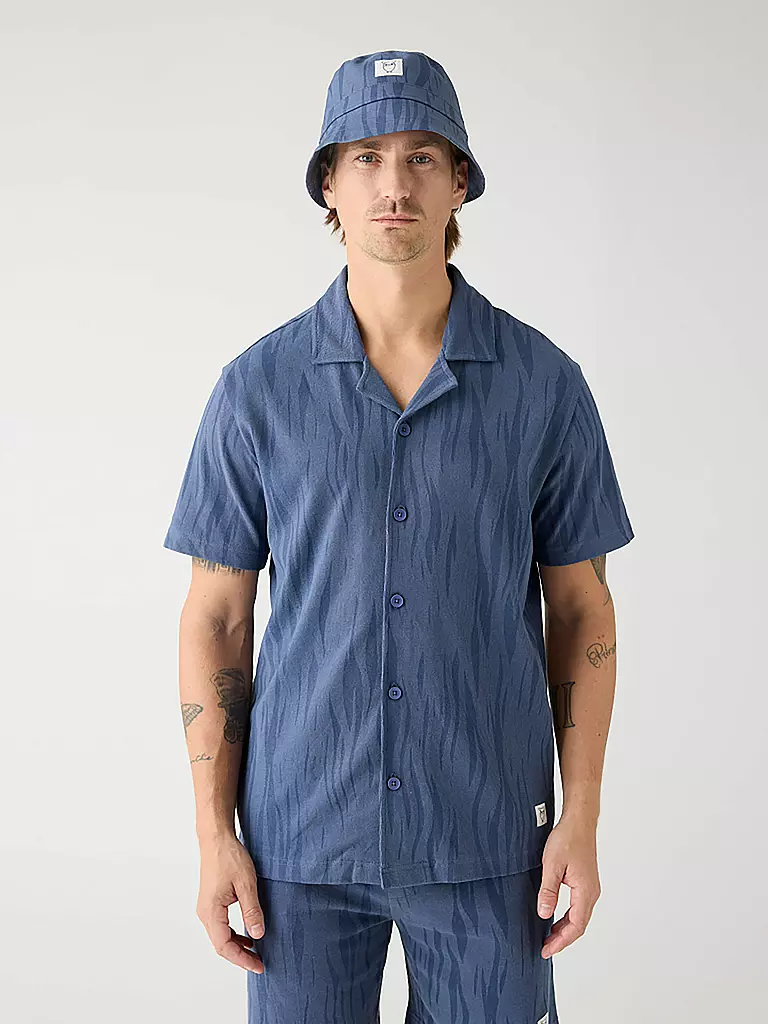 KNOWLEDGE COTTON APPAREL | Hemd Regular Fit  | blau