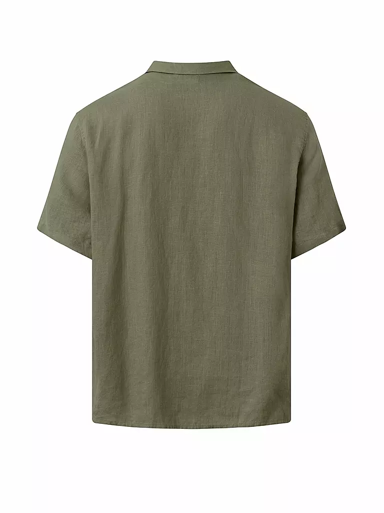 KNOWLEDGE COTTON APPAREL | Leinenhemd | olive