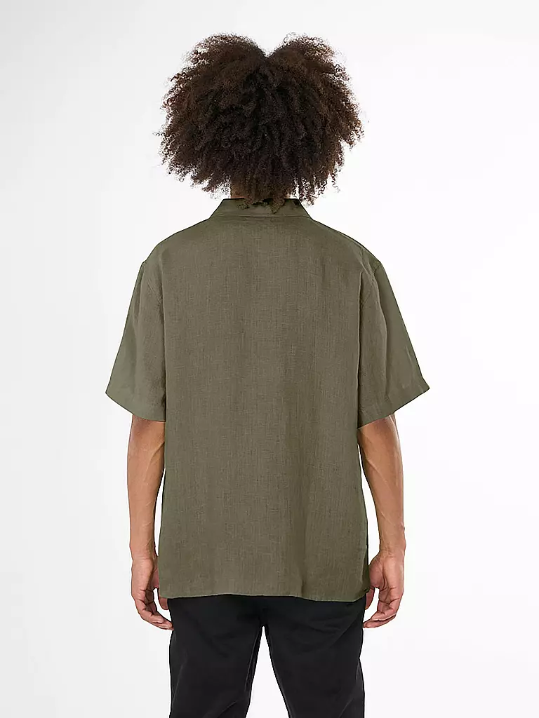 KNOWLEDGE COTTON APPAREL | Leinenhemd | olive