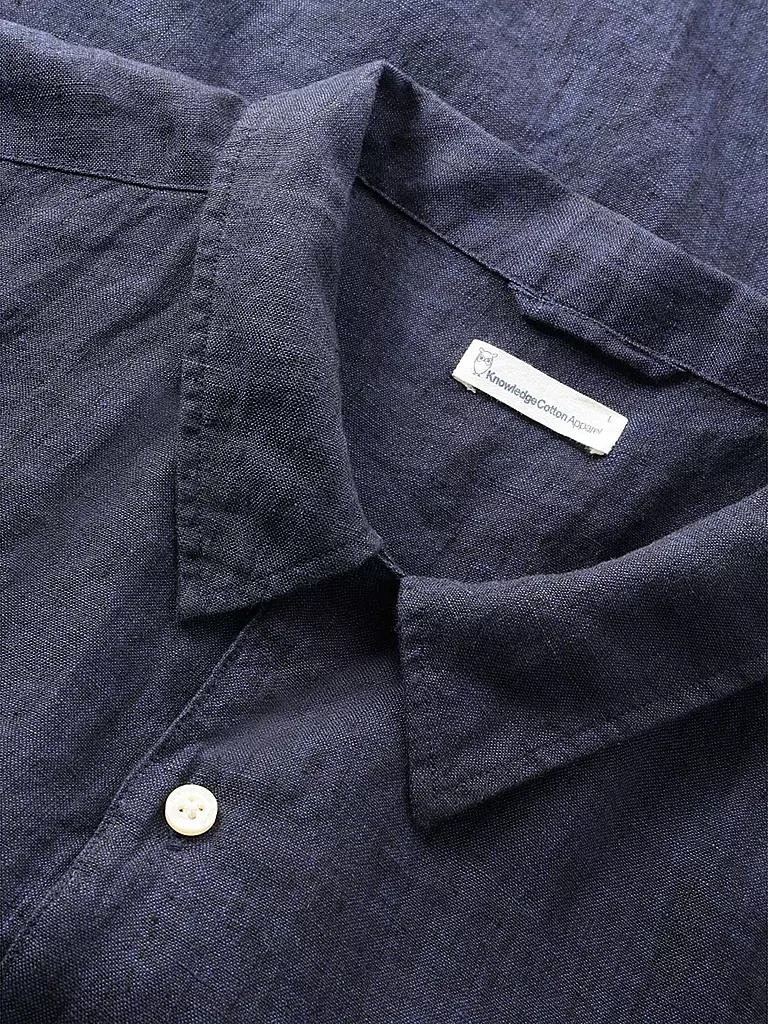 KNOWLEDGE COTTON APPAREL | Leinenhemd | blau