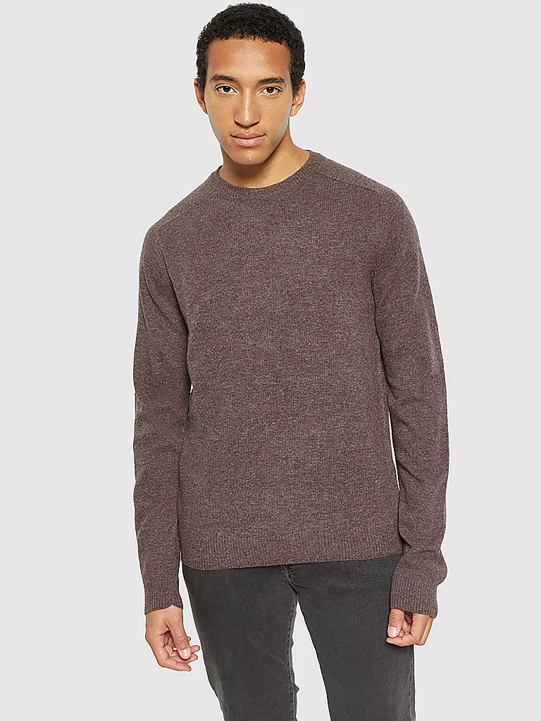 KNOWLEDGE COTTON APPAREL | Pullover FIELD | braun