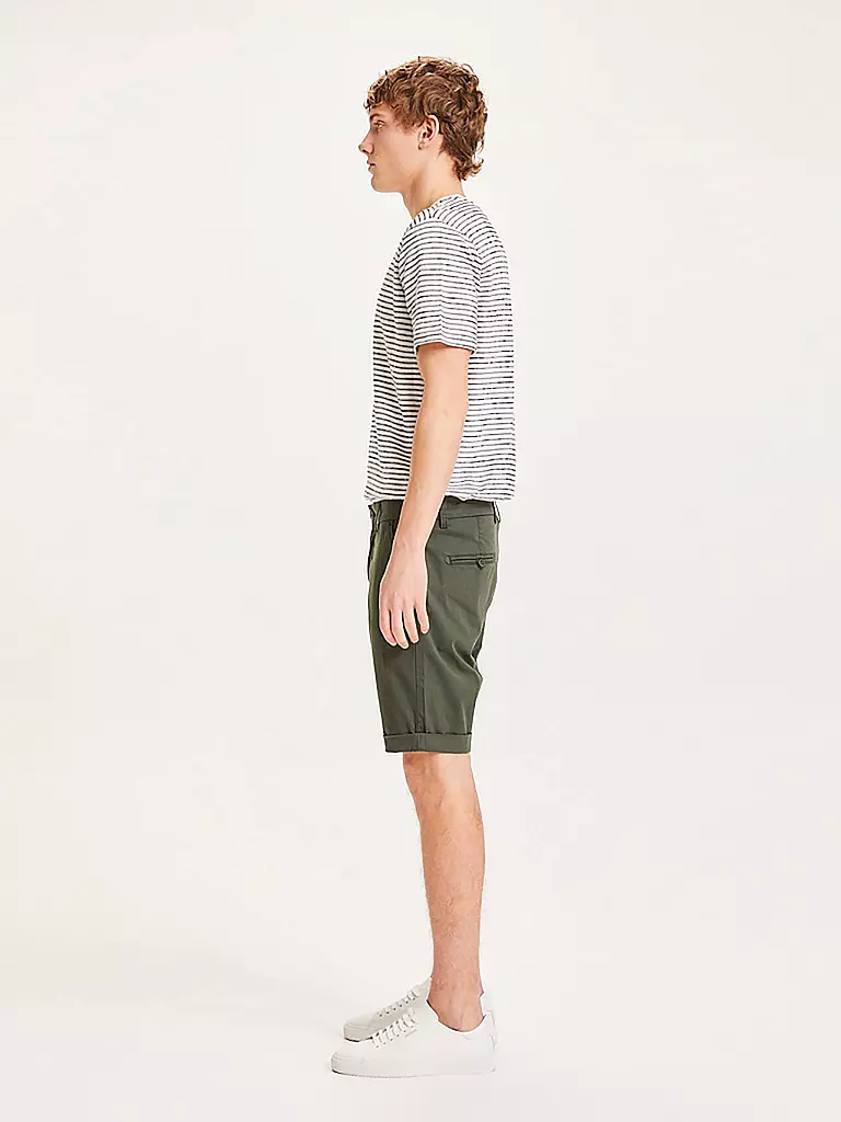 KNOWLEDGE COTTON APPAREL | Shorts CHUCK | olive