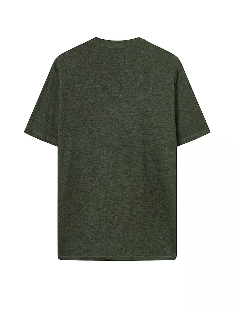 KNOWLEDGE COTTON APPAREL | T-Shirt  | olive