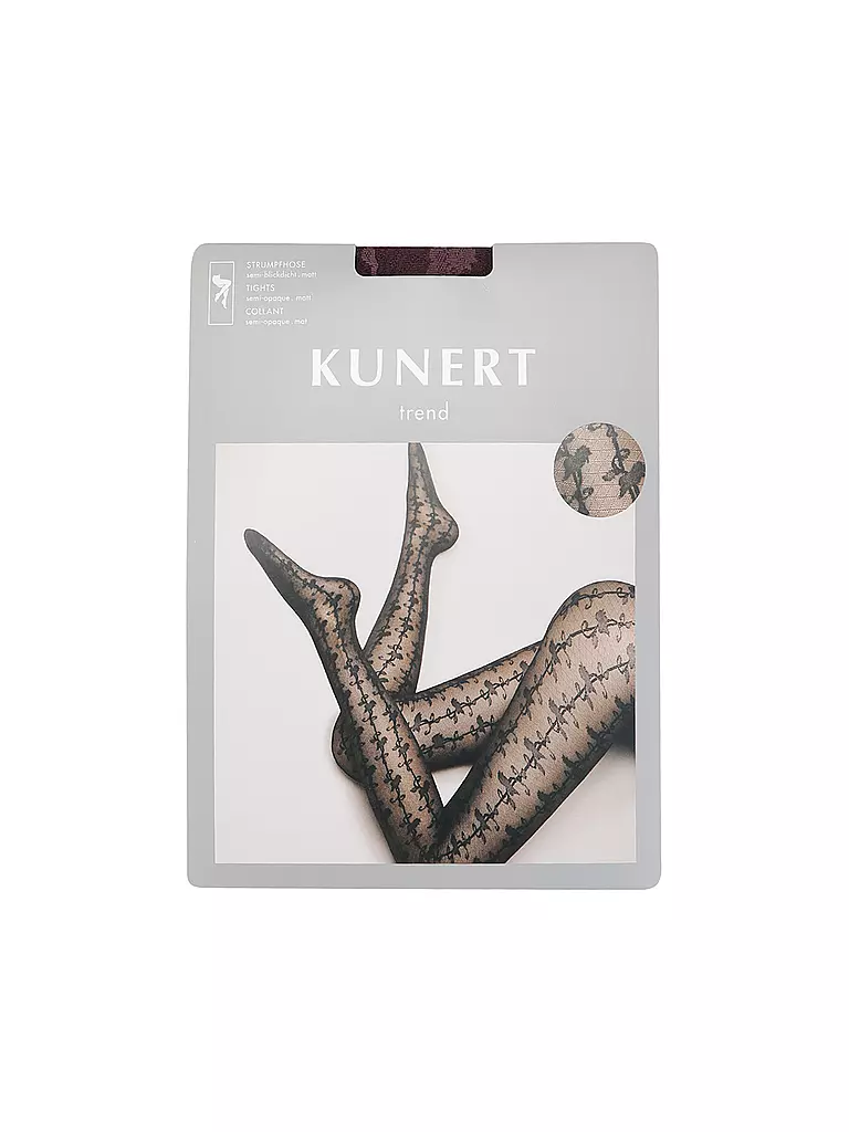 KUNERT | Modestrumpfhose ROSE ROMANCE | schwarz