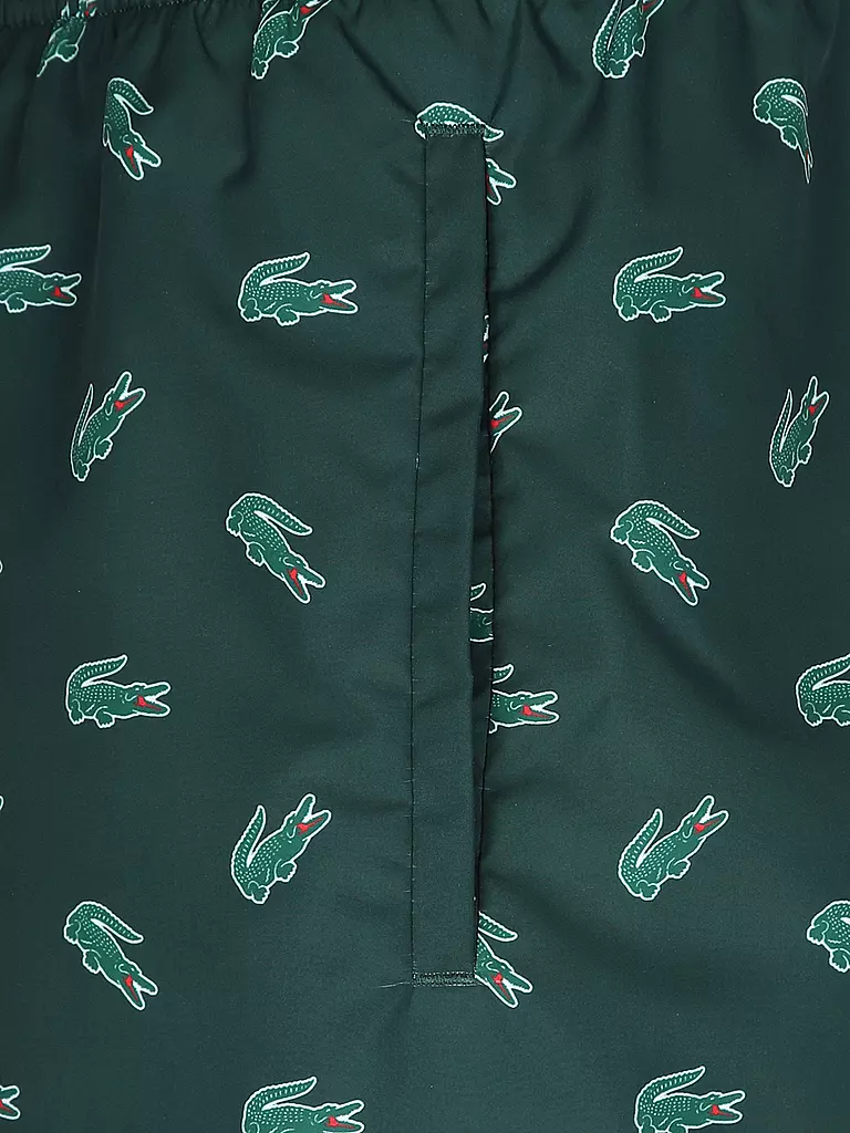 LACOSTE | Badeshorts | dunkelgrün