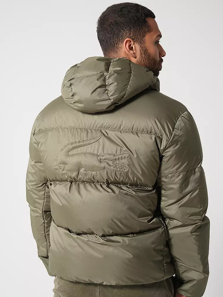 LACOSTE | Daunenjacke | olive