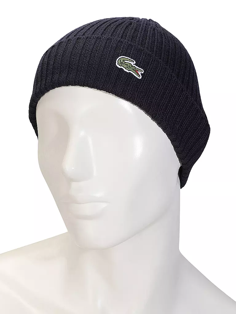 LACOSTE | Mütze - Beanie | dunkelblau