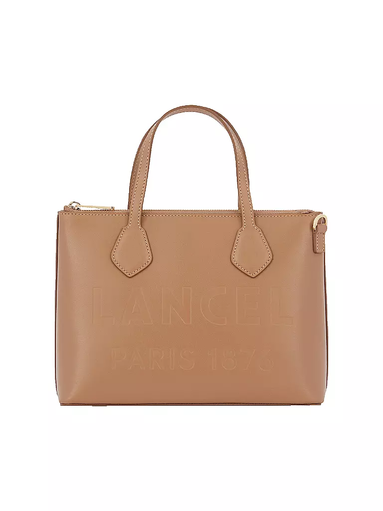 LANCEL | Ledertasche - Henkeltasche ESSENTIAL TOTE | camel