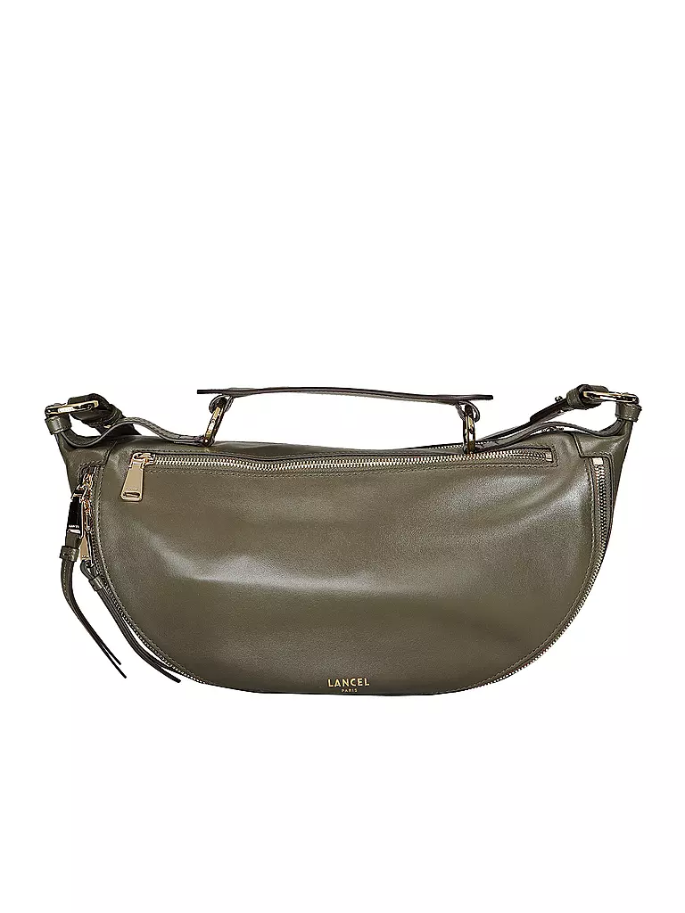 LANCEL | Ledertasche - Henkeltasche ORIGAMI DE LANCEL | olive