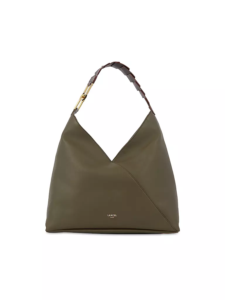 LANCEL | Ledertasche - Hobo Bag PAGODE | olive