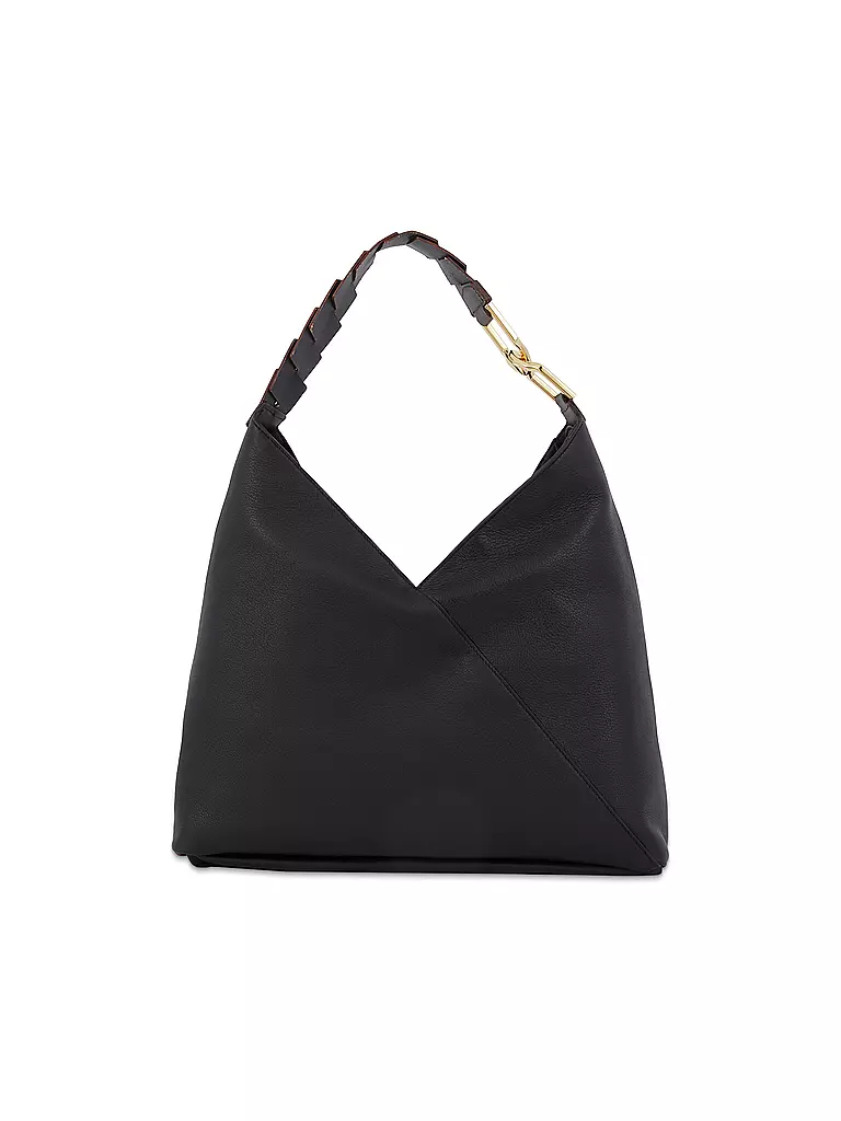 LANCEL | Ledertasche - Hobo Bag PAGODE | schwarz